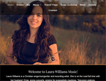 Tablet Screenshot of laurawilliamsmusic.com